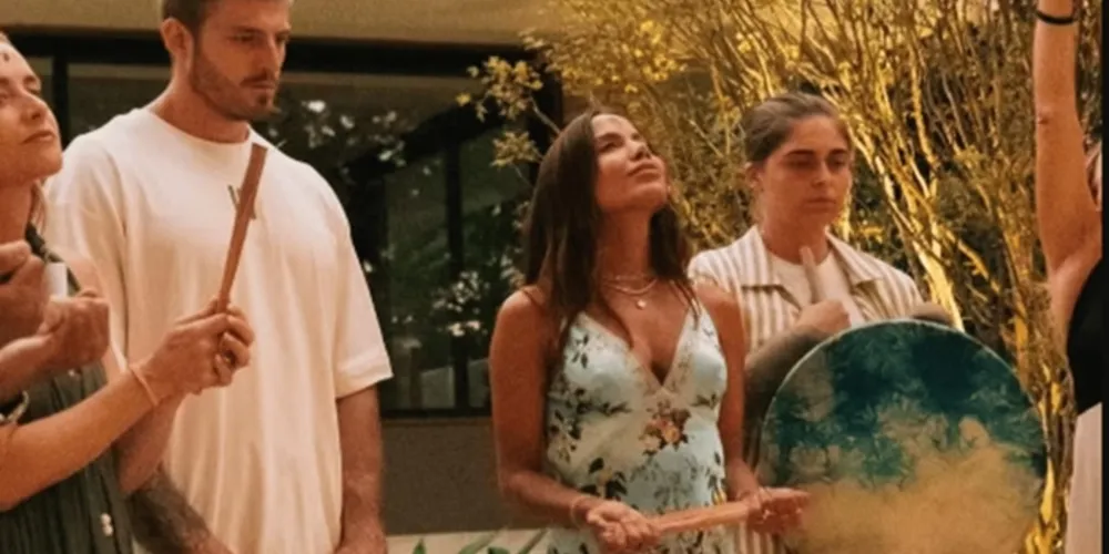 A carioca explicou que o objetivo do encontro era elevar a energia dos participantes e celebrar a chegada do outono