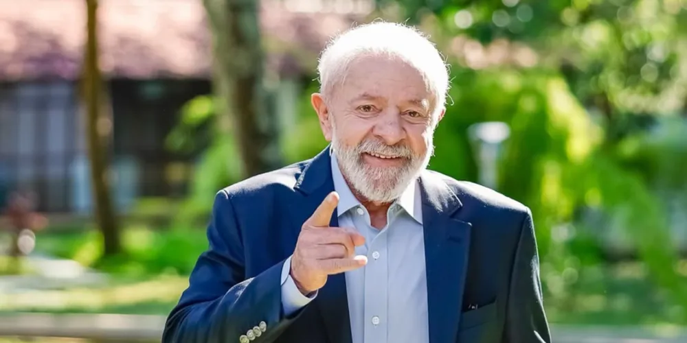 Lula em sua foto pessoal divulgada nas redes sociais