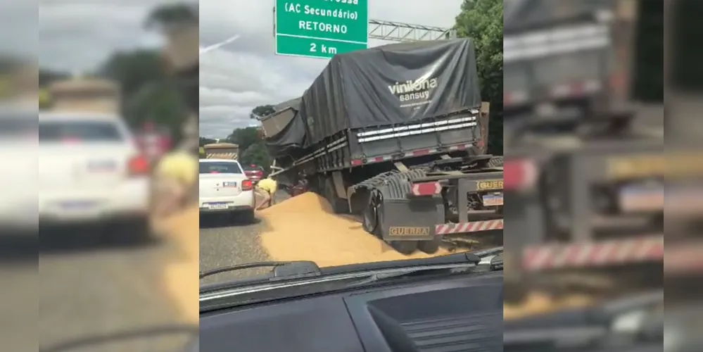 Acidente aconteceu na altura do KM 316 da rodovia