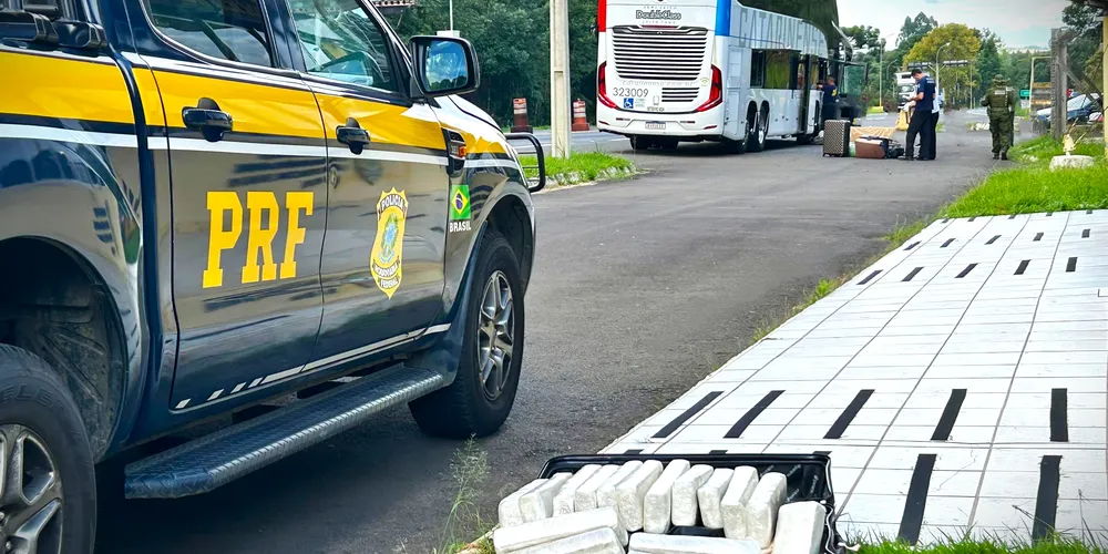 Apreensão da droga aconteceu na BR-277, nesta quinta-feira (3)