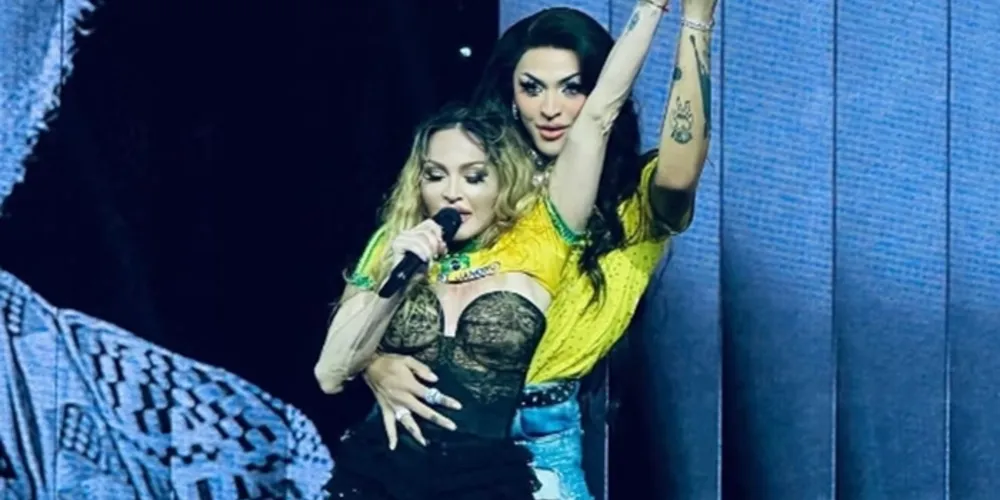 Pabllo participou dos ensaios para o show de Madonna em Copacabana em 2024