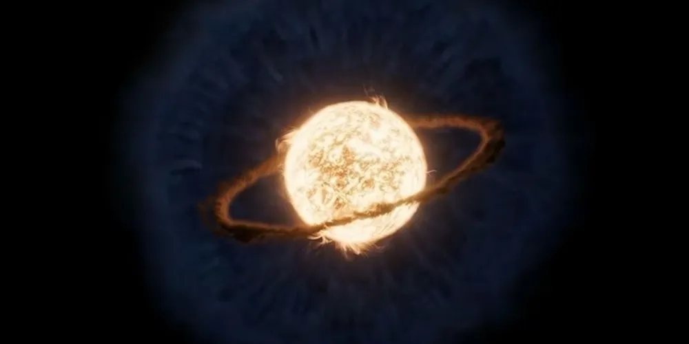 As observações do telescópio espacial James Webb, da Nasa, sobre o que se acredita ser o primeiro evento de engolfamento planetário já registrado