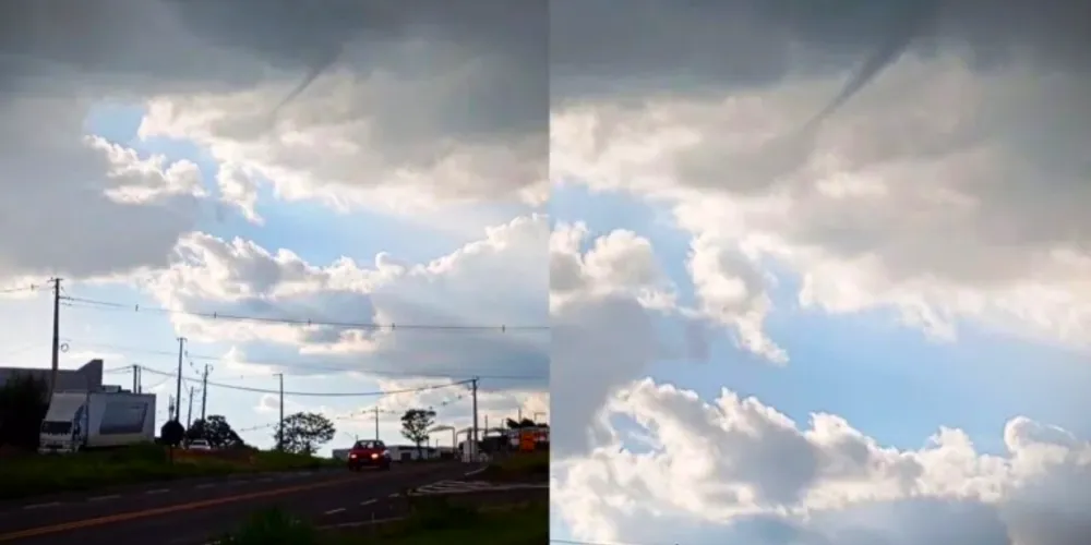 Nuvem funil é conhecida como Cumulonimbus ou Cumulus