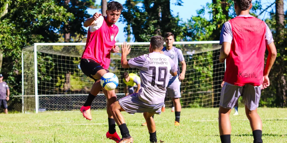 Operário sub-20 em seus treinamentos para a temporada