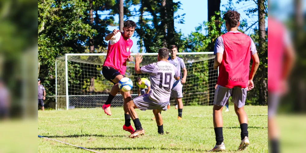 Operário sub-20 em seus treinamentos para a temporada