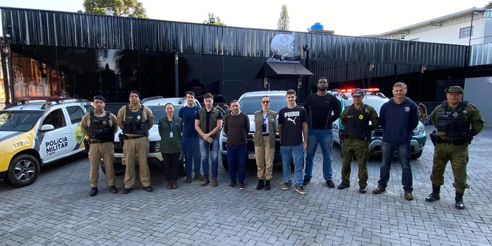 Ação teve apoio da PM e da Polícia Ambiental - Força Verde