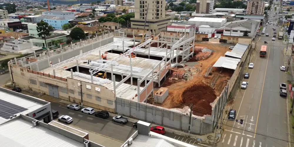 Imagem mostra o avanço das obras do novo Condor Nova Rússia