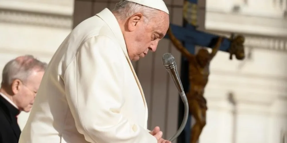 Papa Francisco em Assembleia Geral, no dia 4 de dezembro de 2024