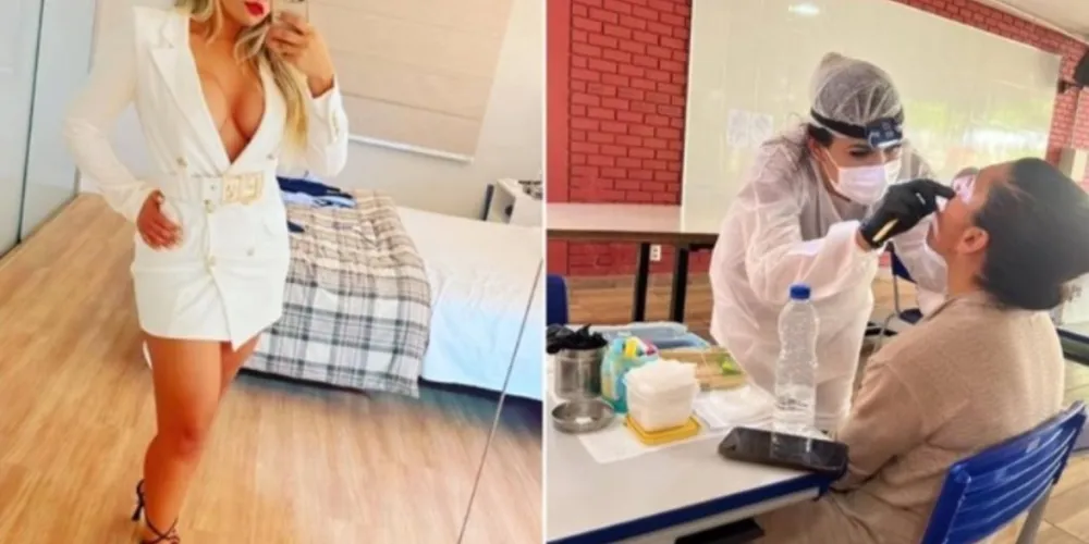 Luna Oliveira é dentista e compartilha o tempo livre com produção de conteúdo adulto