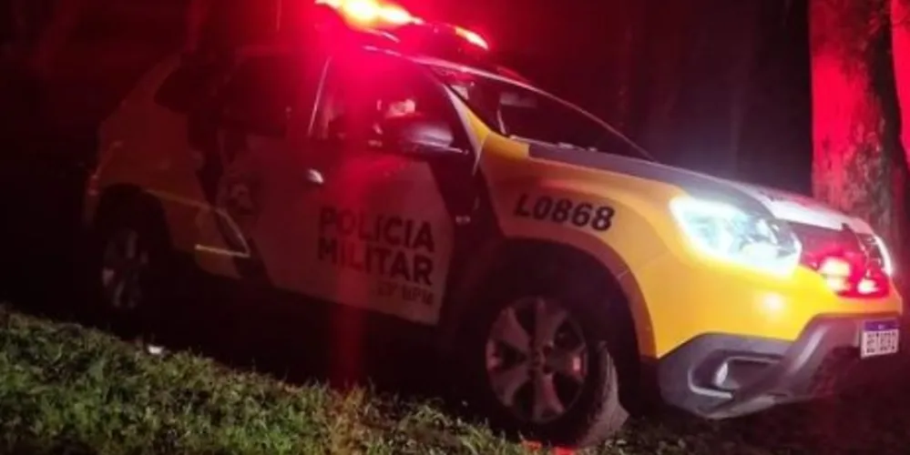PM encontrou uma mochila abandonada pelo suspeito