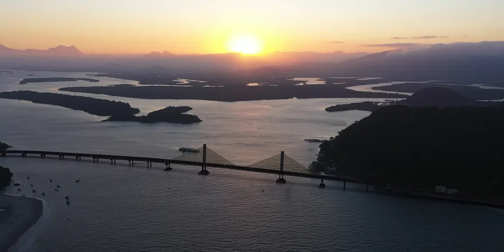 A Ponte de Guaratuba será entregue em 2026