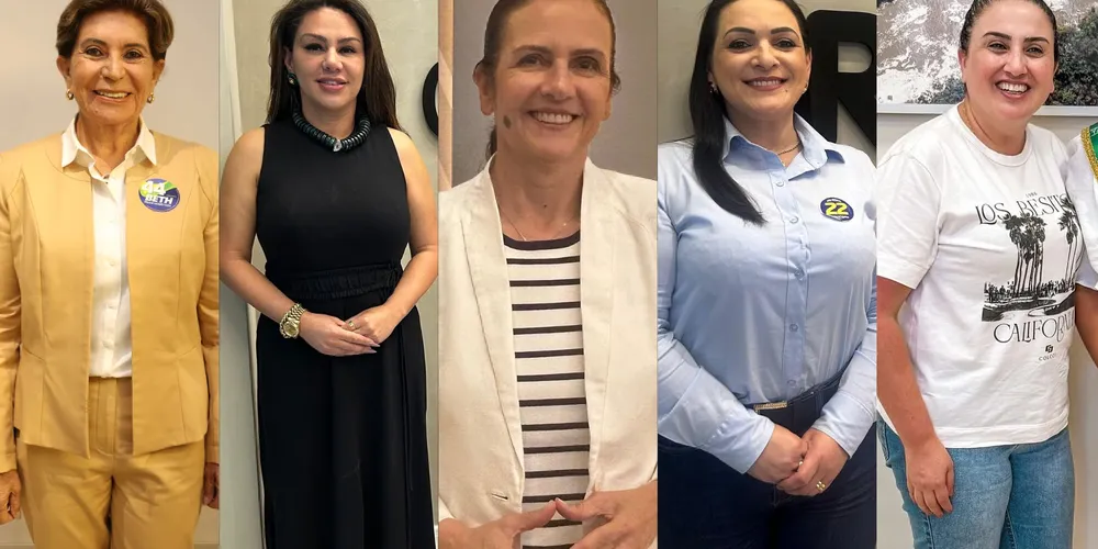 Ponta Grossa, Imbaú, Telêmaco Borba, Carambeí e São Mateus do Sul são lideradas por mulheres