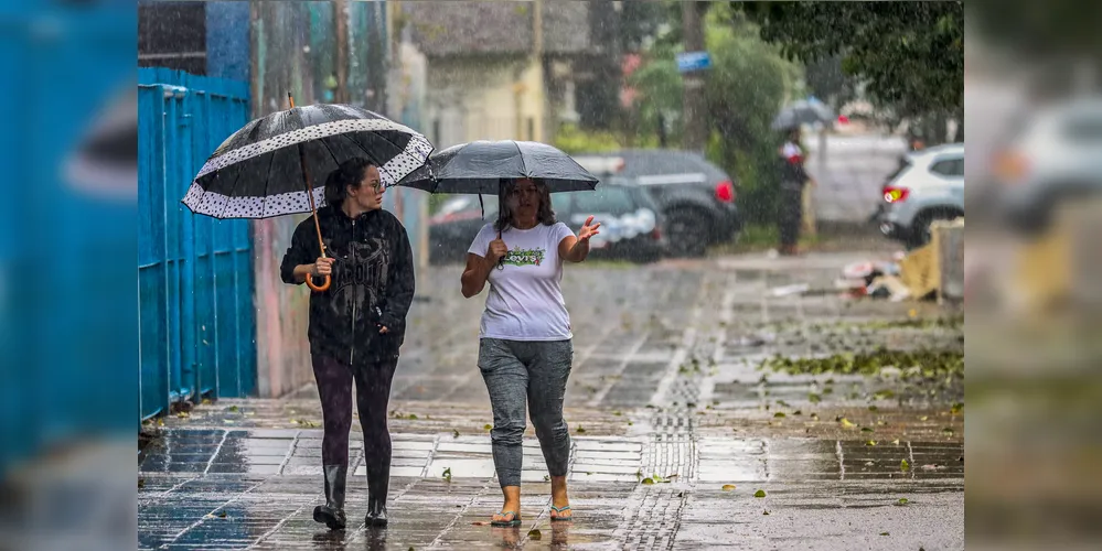 Simepar alerta para o risco de tempestades