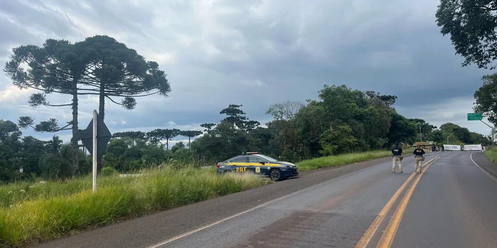 Manifestações ocorrem na cidade de Mangueirinha