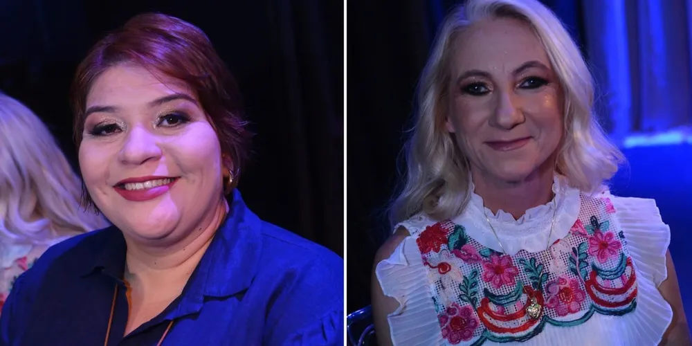 Enfermeira Marisleidy (à esquerda) e Teka dos Animais (à direita) integram a Procuradoria da Mulher da Câmara Municipal de Ponta Grossa