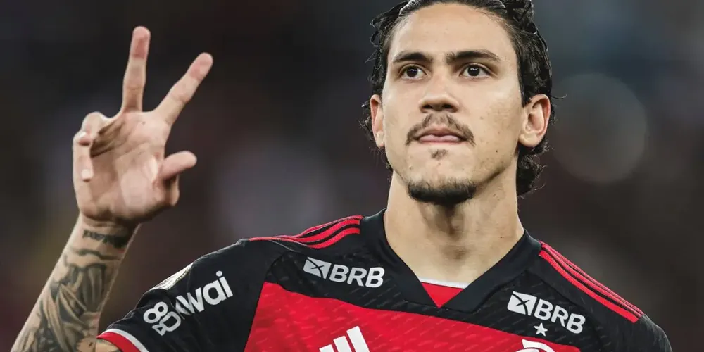 Pedro, centroavante do Flamengo