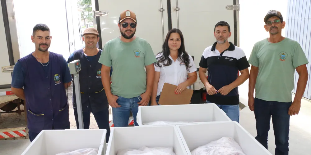 Filés produzidos pela associação são destinados para a merenda escolar do município