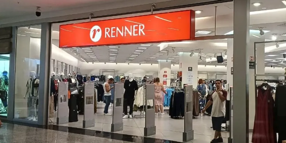 Renner de Ponta Grossa, localizada no Shopping Palladium