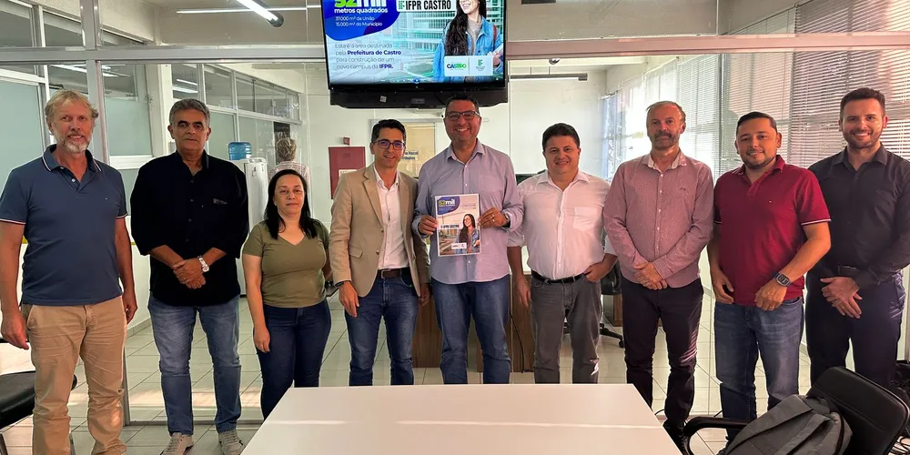 Representantes da Prefeitura e do IFPR se reuniram na última sexta-feira (21).