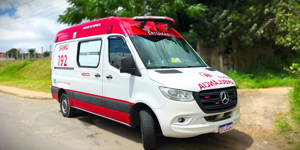 Equipes do Samu foram acionadas para tentar socorrer a vítima