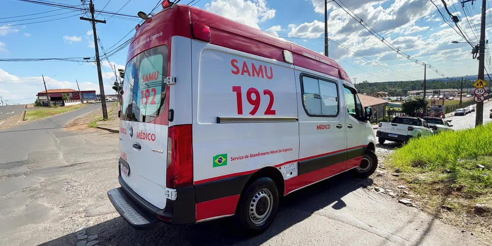 Vítima foi socorrida pelo Samu