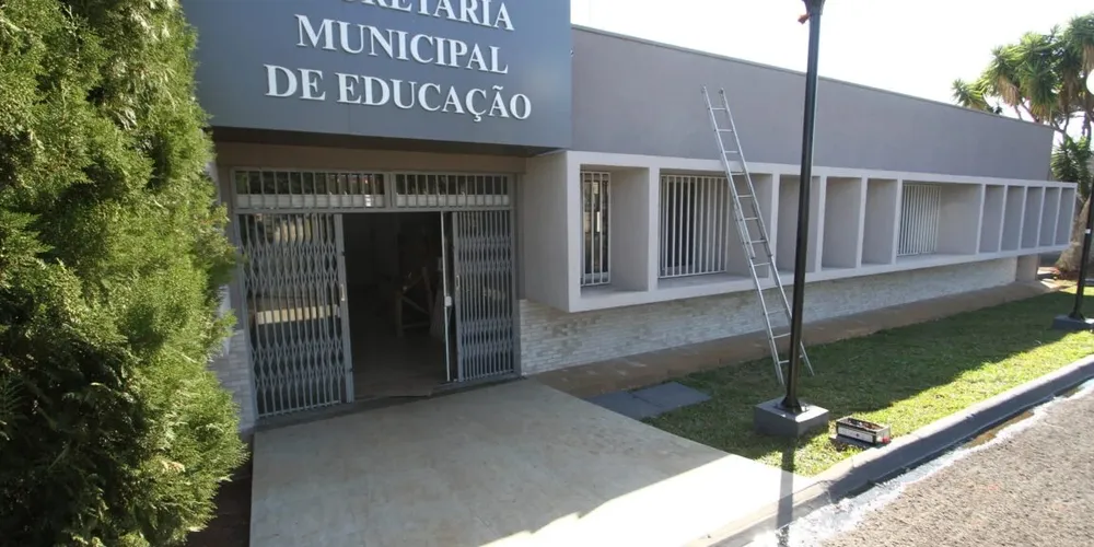 Fachada da Secretaria Municipal de Educação