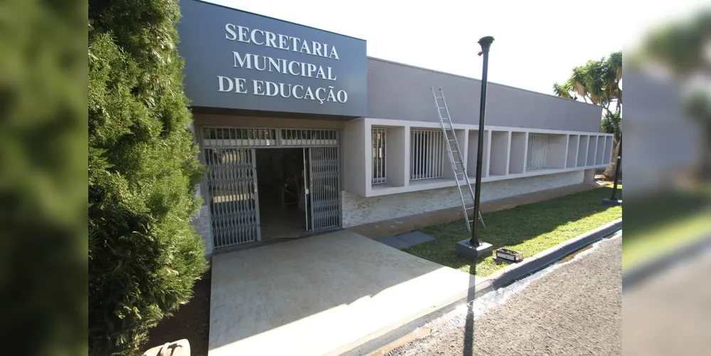 Fachada da Secretaria Municipal de Educação