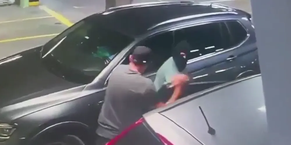 Uma pessoa presenciou o sequestro e acionou as autoridades