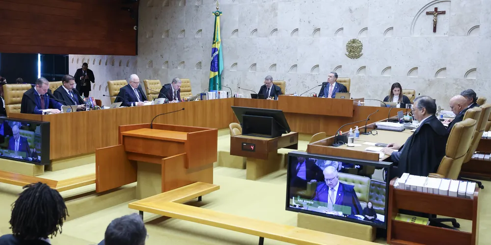 Sessão plenária do Supremo Tribunal Federal