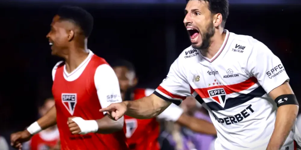 Calleri foi o autor do gol que deu a vitória ao São Paulo