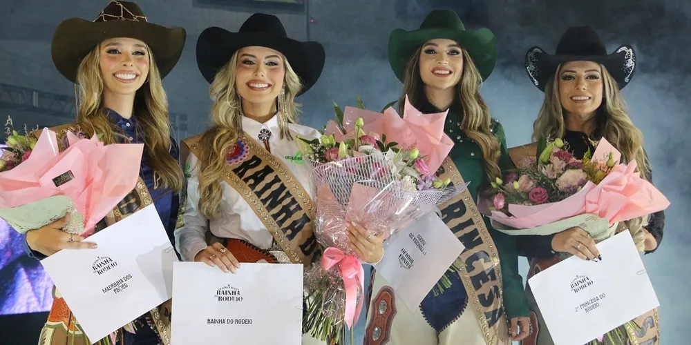 Vencedoras do Concurso Rainha do Rodeio