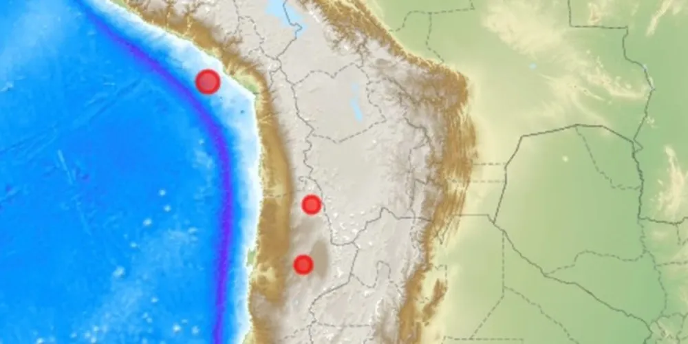 Terremoto atingiu parte do Litoral do Chile