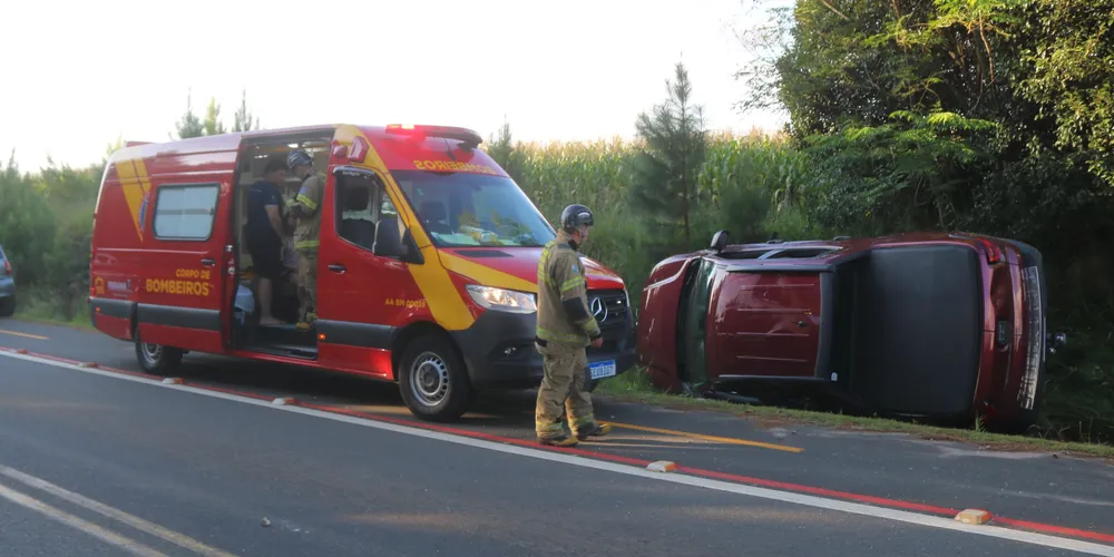 Corpo de Bombeiros prestou atendimento às vítimas