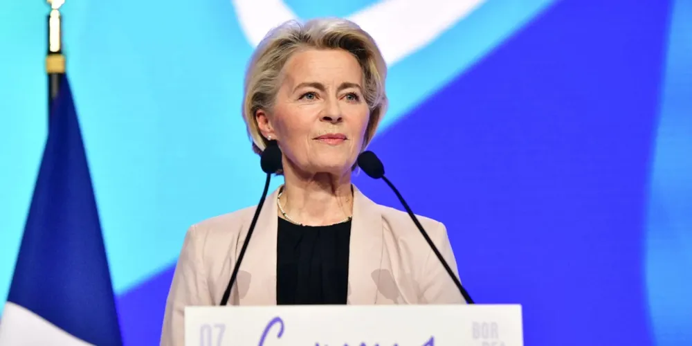 Ursula von der Leyen é a atual presente da Comissão Europeia