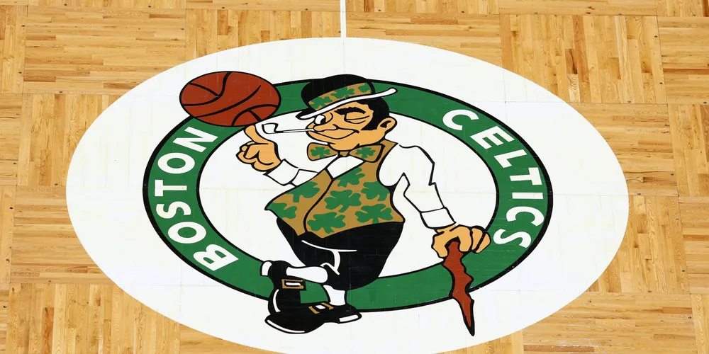Brasão do Bolston Celtics, no JD Garden