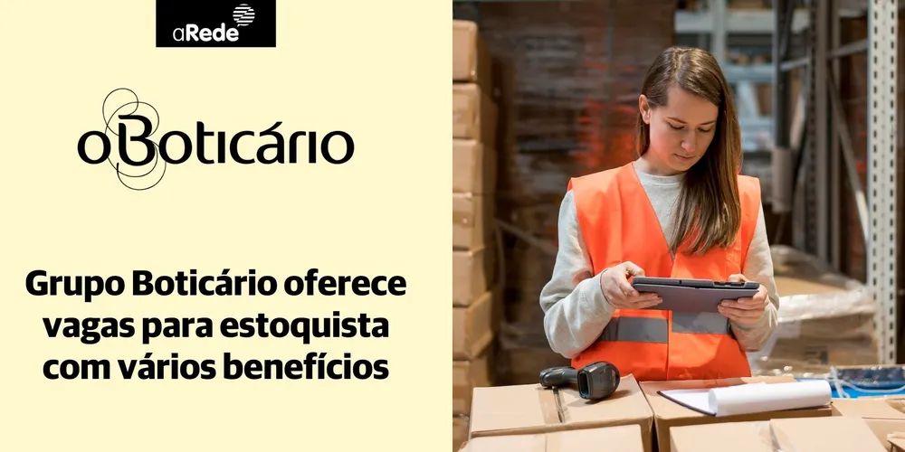 O profissional será responsável por organizar e manter a eficiência do estoque