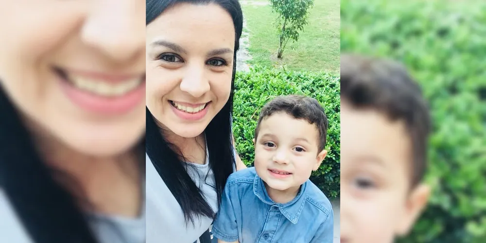 Vanessa Kubaski Maciel (esq.) e Pedro Henrique Maciel (dir.)