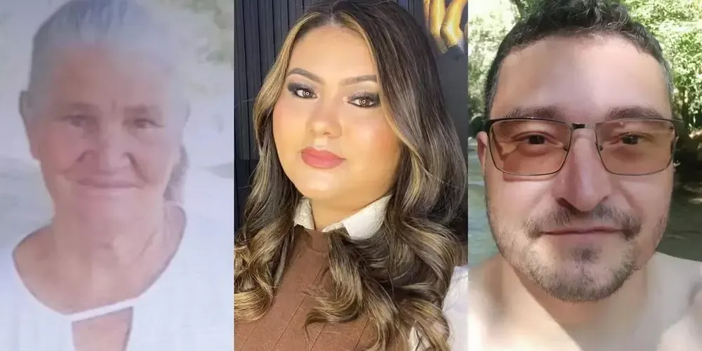 Jandira Pires (esquerda), Ana Carolina Pires (centro) e José Ronaldo Pereira (direita)