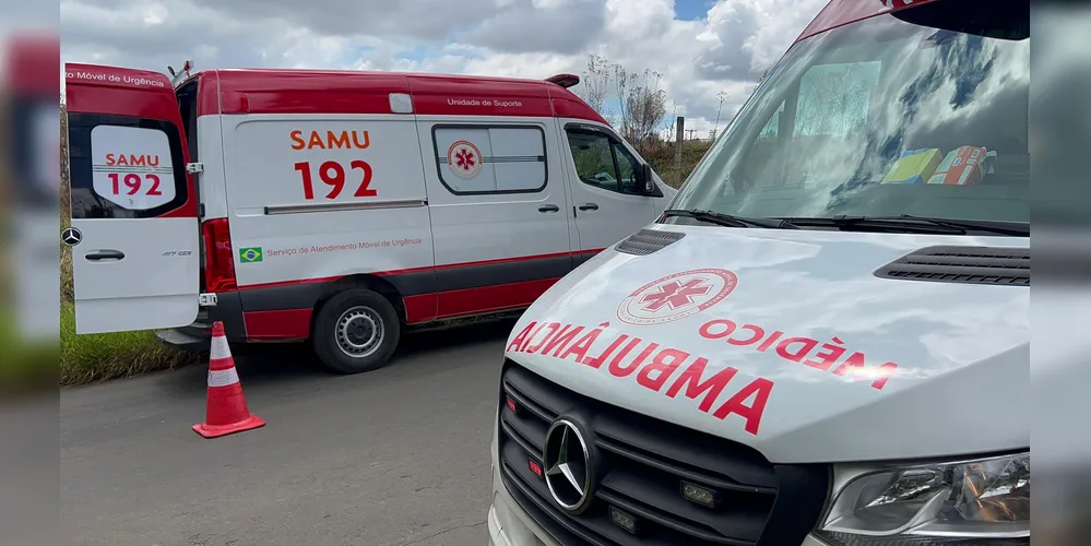 Equipes do Samu foram acionadas para o local da ocorrência