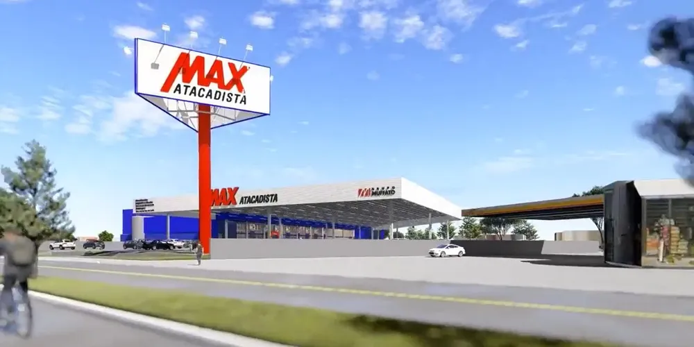 O primeiro empreendimento do Grupo Muffato na cidade e vai operar com a bandeira de atacarejo Max
