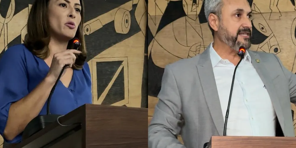 Mabel Canto (PSDB) e Fabio Silva (Podemos) prestaram contas do mandato, na Câmara Municipap