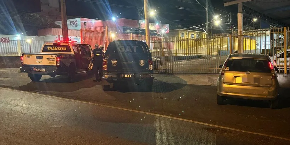 O caso aconteceu por volta das 00h20 e foi registrado pela equipe GAT ECHO