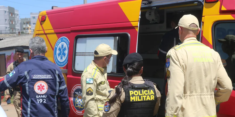 Equipes da Polícia Militar, do Siate e do Samu atenderam a ocorrência