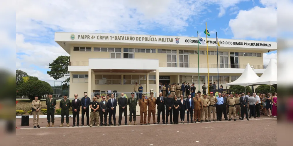 Passagem de comando foi realizada na sede do 1º BPM