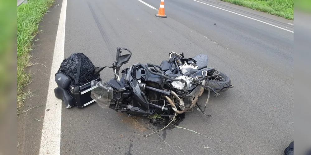 MOTOCICLETA FOI Emplacada em Maringá (PR).