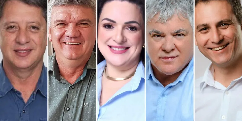 Gerson Nunes, Juca Sloboda, Elisangela Pedroso, Altamir Sanson e Douglas Modesto integram a chapa