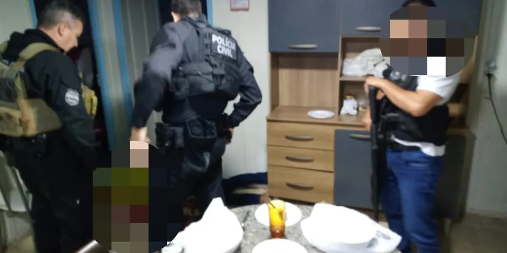 Homem foi conduzido até a Cadeia Pública de Jaguaraíva