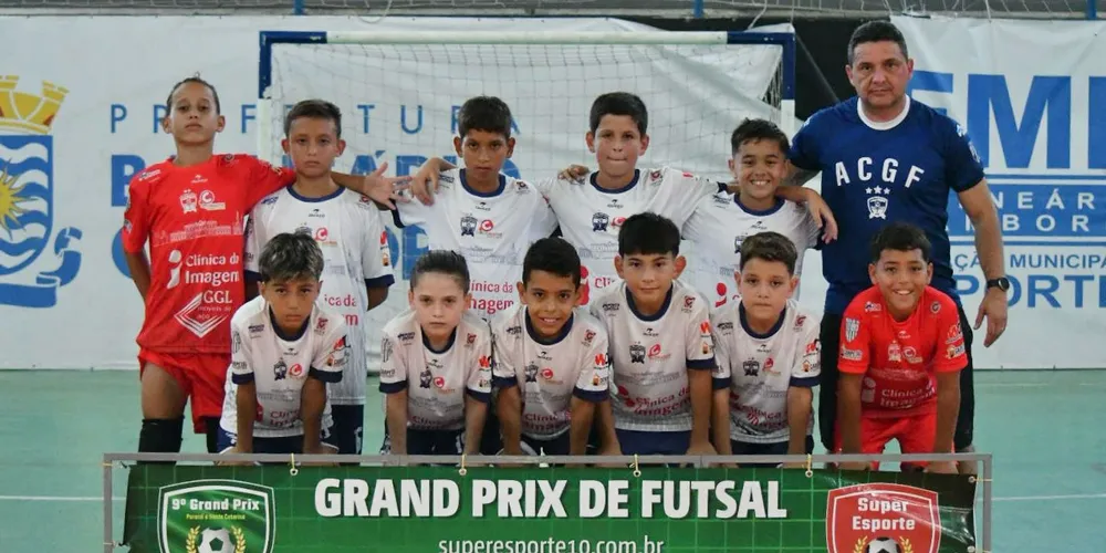 Equipe sub-11 busca repetir a boa campanha conquistada no Grand Prix PR/SC