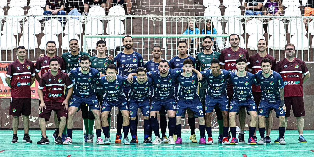 Plantel do Prude Futsal para a Série Bronze