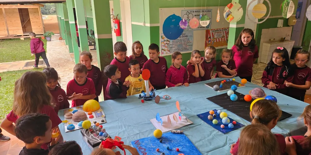 Após realizarem inúmeras pesquisas e confeccionarem maquetes, os alunos apresentaram os resultados para os demais colegas